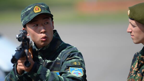 Inauguração dos exercícios táticos conjuntos das forças especiais da Guarda Nacional russa e da Polícia Armada Popular chinesa “Cooperação-2016” - Sputnik Brasil