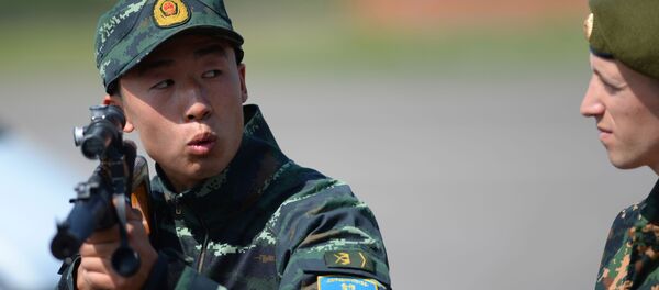 Inauguração dos exercícios táticos conjuntos das forças especiais da Guarda Nacional russa e da Polícia Armada Popular chinesa “Cooperação-2016” - Sputnik Brasil