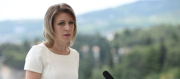 Maria Zakharova, representante do Ministério das Relações Exteriores da Rússia - Sputnik Brasil