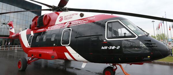 Helicóptero russo Mi-38 estreia na exposição Farnborough 2016 Helicóptero russo Mi-38 estreia na exposição Farnborough 2016 - Sputnik Brasil