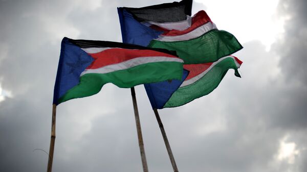 Bandeira nacional do Sudão do Sul - Sputnik Brasil