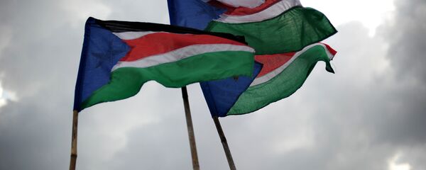 Bandeira nacional do Sudão do Sul - Sputnik Brasil