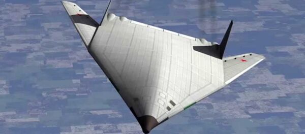 Imagem artística do avião PAK DA - bombardeiro hipersónico de reconhecência e antinavio - Sputnik Brasil