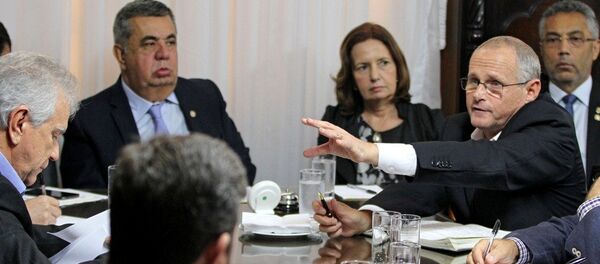 José Mariano Beltrame na reunião com deputados na Assembleia Legislativa do Rio - Sputnik Brasil