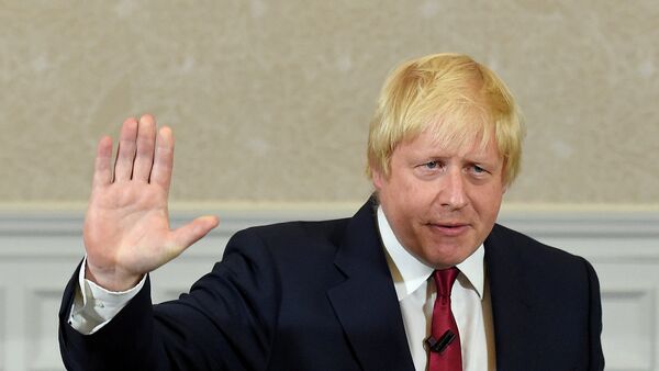 Vote Leave campaign leader, Boris Johnson, delivers a speech in London - Sputnik Brasil