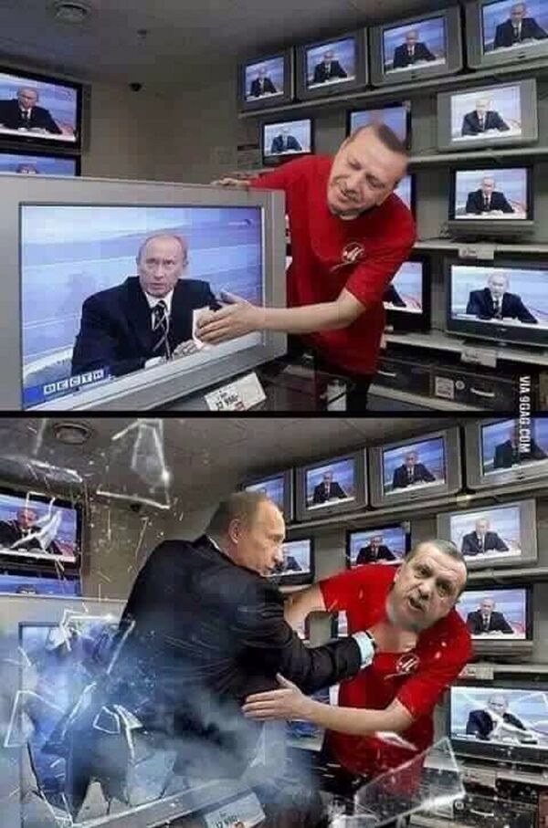 Presidente turco Recep Tayyip Erdogan e o presidente russo Vladimir Putin - Sputnik Brasil