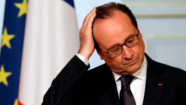 Presidente da França, François Hollande (arquivo) - Sputnik Brasil