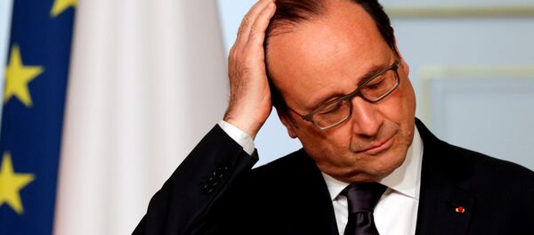Presidente da França, François Hollande (arquivo) - Sputnik Brasil