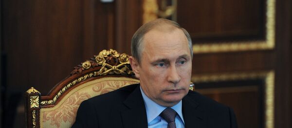 Presidente russo Vladimir Putin durante um encontro no Kremlin, Moscou, Rússia, 15 de julho de 2016 - Sputnik Brasil