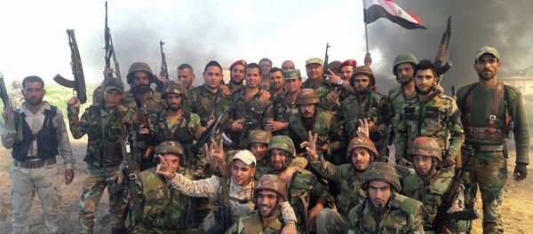 Exército da Síria - Sputnik Brasil