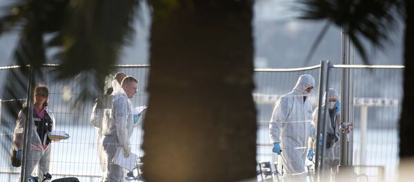 Investigação da polícia científica da França em Nice - Sputnik Brasil