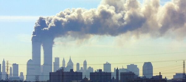 Caso de 9/11. Imagem das consequências do atentado - Sputnik Brasil