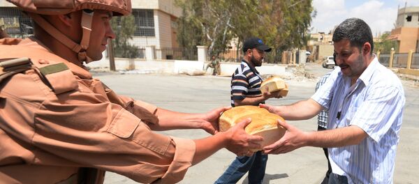 Ajuda humanitária da Rússia para a Síria - Sputnik Brasil