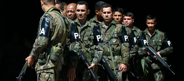 Militares que farão a segurança nos Jogos Olímpicos Rio 2016 Militares que farão a segurança nos Jogos Olímpicos Rio 2016 - Sputnik Brasil