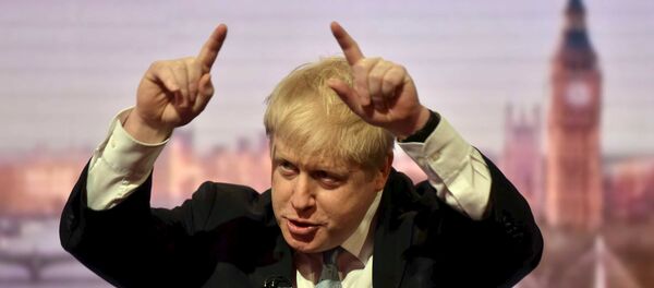 Boris Johnson discursa no BBC, março de 2016 - Sputnik Brasil