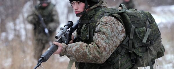Soldado russo equipado com Ratnik - Sputnik Brasil