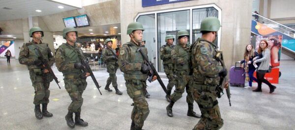 Aeroporto Internacional do Galeão recebe exercício de segurança para os Jogos Rio 2016 - Sputnik Brasil