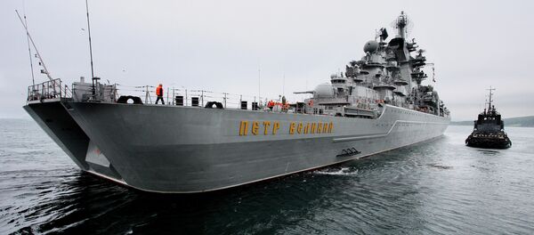 Cruzador nuclear pesado russo Pyotr Veliky - Sputnik Brasil