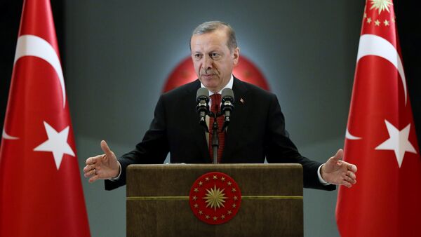 Presidente turco Reccep Tayyip Erdogan - Sputnik Brasil