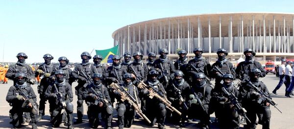 Militares preparados para os Jogos Rio 2016 - Sputnik Brasil