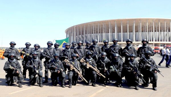 Militares preparados para os Jogos Rio 2016 - Sputnik Brasil