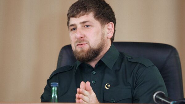 O líder interino da República de Chechênia Ramzan Kadyrov - Sputnik Brasil