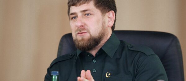 O líder interino da República de Chechênia Ramzan Kadyrov - Sputnik Brasil