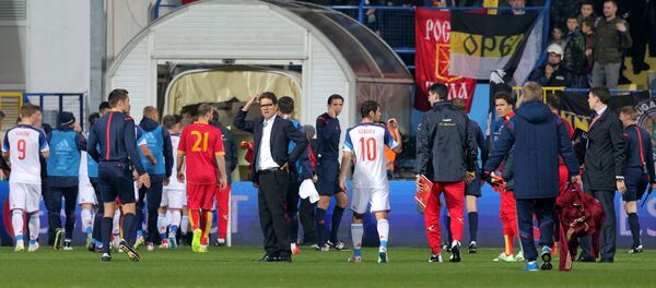 Euro 2016 Group G qualifier between Russia and Montenegro - Sputnik Brasil