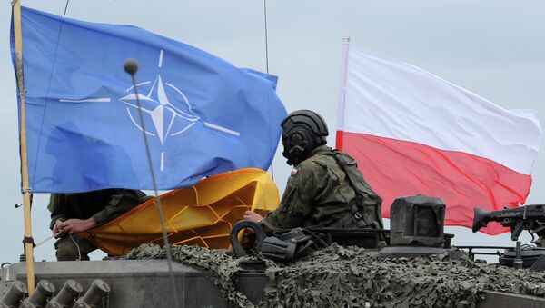 Soldado polonês durante os exercícios da OTAN na Polônia, 2016 - Sputnik Brasil
