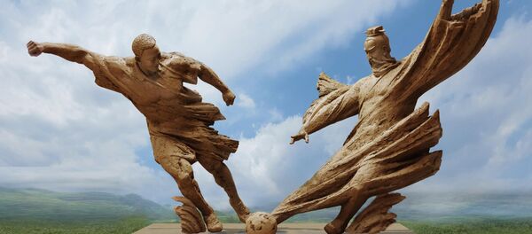 Governo chinês presenteia o Rio com monumento que celebra 30 anos de irmandade com a cidade Governo chinês presenteia o Rio com monumento que celebra 30 anos de irmandade com a cidade - Sputnik Brasil