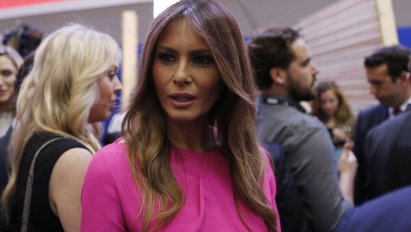 Melania Trump, esposa do candidato presidencial republicano, Donald Trump - Sputnik Brasil