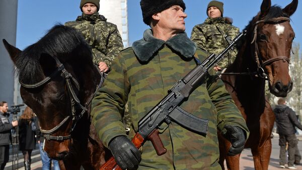 Inauguração do líder da autoproclamada República Popular de Donetsk - Sputnik Brasil