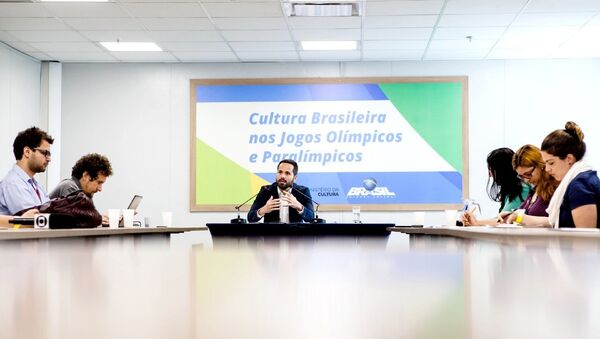 Ministro da Cultura Marcelo Calero diz que a diversidade cultural brasileira será apresentada no RJ durante os Jogos Rio 2016 - Sputnik Brasil