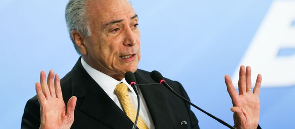 Temer viagens - Sputnik Brasil
