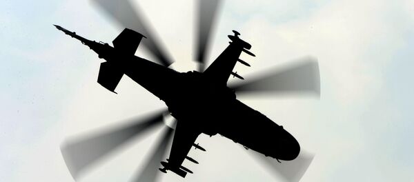 Um helicóptero Ka-52 Alligator durante o show de abertura dos Jogos do Exército 2016, no povoado de Kubinka, perto de Moscou - Sputnik Brasil