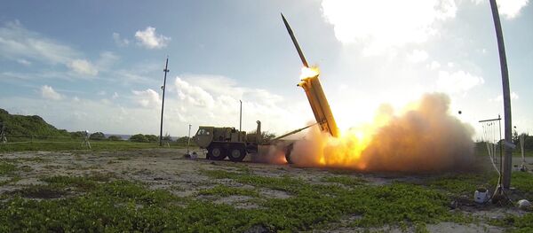 Sistema da defesa antimíssil THAAD Sistema da defesa antimíssil THAAD - Sputnik Brasil