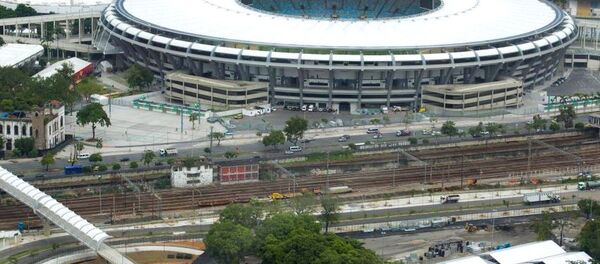 Tudo pronto no estádio do Maracanã para receber a festa de abertura dos Jogos Rio 2016 - Sputnik Brasil