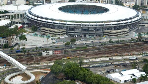 Tudo pronto no estádio do Maracanã para receber a festa de abertura dos Jogos Rio 2016 - Sputnik Brasil