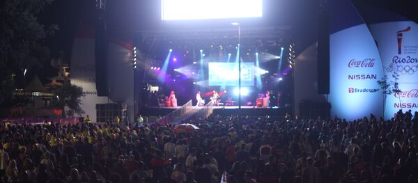 Festa de recepção da Tocha Olímpica - Sputnik Brasil