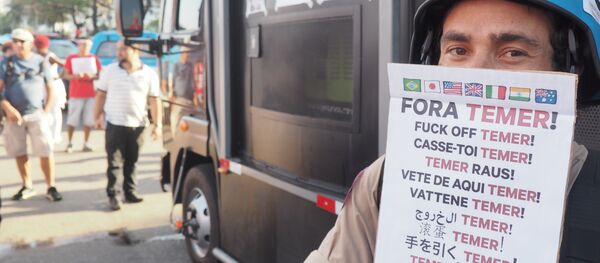 Fora Temer, em várias línguas - Sputnik Brasil