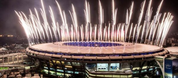 Maracanã recebe cerimônia de abertura oficial dos Jogos Olímpicos Rio 2016 - Sputnik Brasil