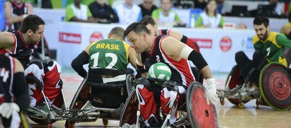 Treinamento para os Jogos Paralímpicos na Rio 2016 - Sputnik Brasil