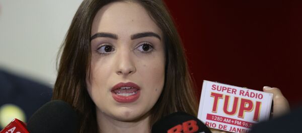 Patrícia Lélis fala à imprensa sobre acusação de tentativa de estupro contra Marco Feliciano - Sputnik Brasil