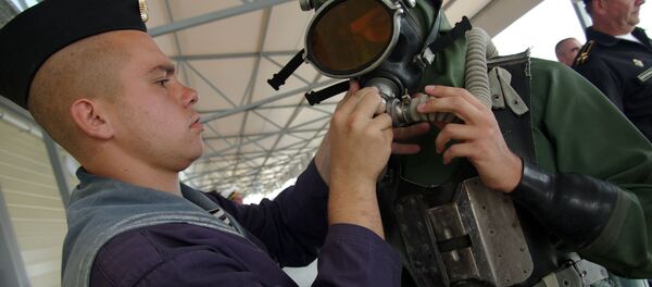 A competição Profundidade, que faz parte dos Jogos Militares Internacionais - Sputnik Brasil