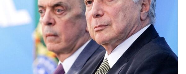 Ministro José Serra e presidente Michel Temer Ministro José Serra e presidente Michel Temer - Sputnik Brasil