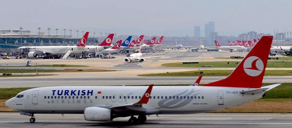 Avião da Turkish Airlines. - Sputnik Brasil