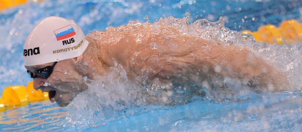 Nadador russo Evgeny Korotyshkin participa da competição (foto de arquivo) - Sputnik Brasil