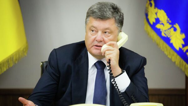 Pyotr Poroshenko, presidente da Ucrânia - Sputnik Brasil