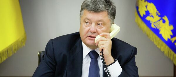 Pyotr Poroshenko, presidente da Ucrânia - Sputnik Brasil