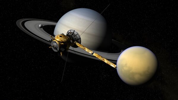 Cassini, Titã e Saturno - Sputnik Brasil